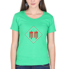 Load image into Gallery viewer, Marilyn Manson T-Shirt for Women-Flag Green-Ektarfa.online
