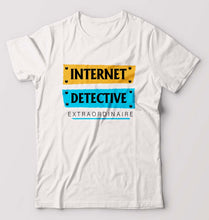 Load image into Gallery viewer, Internet T-Shirt for Men-White-Ektarfa.online
