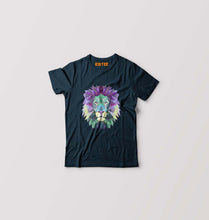Load image into Gallery viewer, LION Kids T-Shirt for Boy/Girl-Petrol Blue-Ektarfa.online
