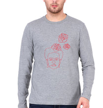 Load image into Gallery viewer, Frida Kahlo Full Sleeves T-Shirt for Men-Grey Melange-Ektarfa.online

