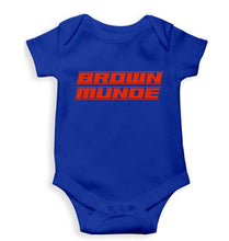 Load image into Gallery viewer, AP Dhillon Brown Munde Kids Romper For Baby Boy/Girl-Royal Blue-Ektarfa.online
