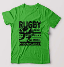 Load image into Gallery viewer, Rugby T-Shirt for Men-flag green-Ektarfa.online
