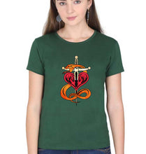 Load image into Gallery viewer, Shawn Michaels (WWE) T-Shirt for Women-Dark Green-Ektarfa.online
