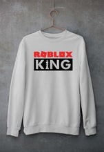 Load image into Gallery viewer, Roblox Unisex Sweatshirt for Men/Women-S(40 Inches)-Grey Melange-Ektarfa.online
