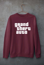 Load image into Gallery viewer, Grand Theft Auto (GTA) Unisex Sweatshirt for Men/Women-S(40 Inches)-Maroon-Ektarfa.online
