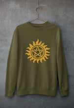 Load image into Gallery viewer, Supernatural Unisex Sweatshirt for Men/Women-S(40 Inches)-Olive Green-Ektarfa.online
