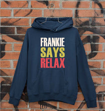 Load image into Gallery viewer, Frankie Says Relax Friends Unisex Hoodie for Men/Women-S(40 Inches)-Navy Blue-Ektarfa.online
