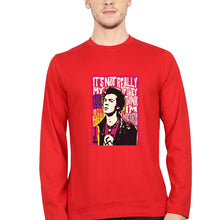 Load image into Gallery viewer, Sid Vicious Full Sleeves T-Shirt for Men-Red-Ektarfa.online
