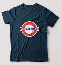 Load image into Gallery viewer, London Calling T-Shirt for Men-Petrol Blue-Ektarfa.online
