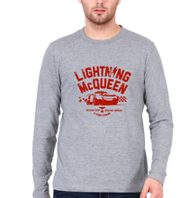 Load image into Gallery viewer, Lightning McQueen Full Sleeves T-Shirt for Men-Grey Melange-Ektarfa.online
