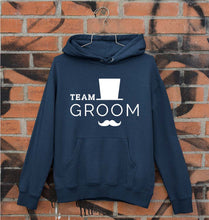 Load image into Gallery viewer, Team Groom Unisex Hoodie for Men/Women-Navy Blue-Ektarfa.online

