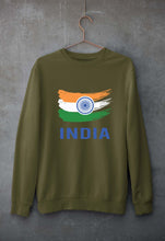 Load image into Gallery viewer, India Unisex Sweatshirt for Men/Women-Olive Green-Ektarfa.online
