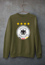 Load image into Gallery viewer, Germany Football Unisex Sweatshirt for Men/Women-S(40 Inches)-Olive Green-Ektarfa.online
