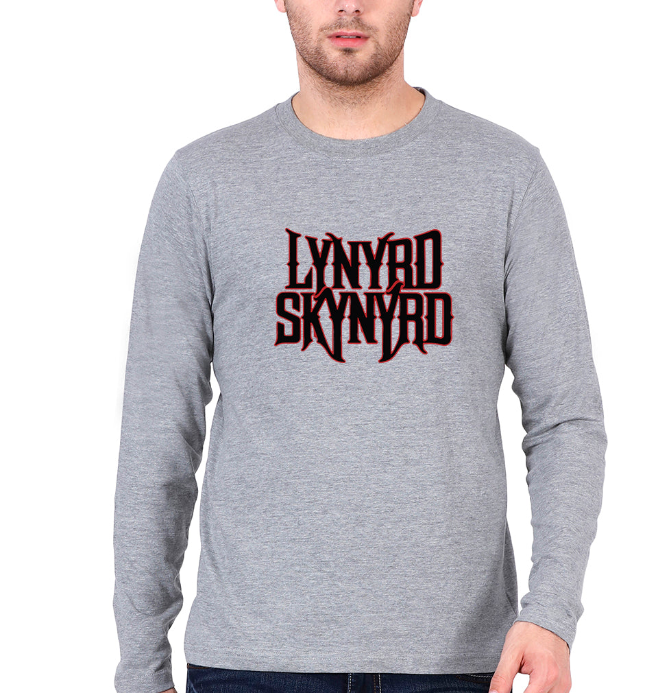 Lynyrd Skynyrd Full Sleeves T-Shirt for Men-Grey Melange-Ektarfa.online