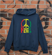 Load image into Gallery viewer, Bob Marley Peace Unisex Hoodie for Men/Women-S(40 Inches)-Navy Blue-Ektarfa.online
