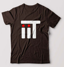Load image into Gallery viewer, IIT T-Shirt for Men-S(38 Inches)-Coffee Brown-Ektarfa.online
