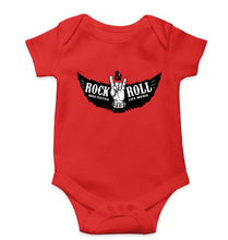 Load image into Gallery viewer, Rock N Roll Kids Romper For Baby Boy/Girl-0-5 Months(18 Inches)-Red-Ektarfa.online
