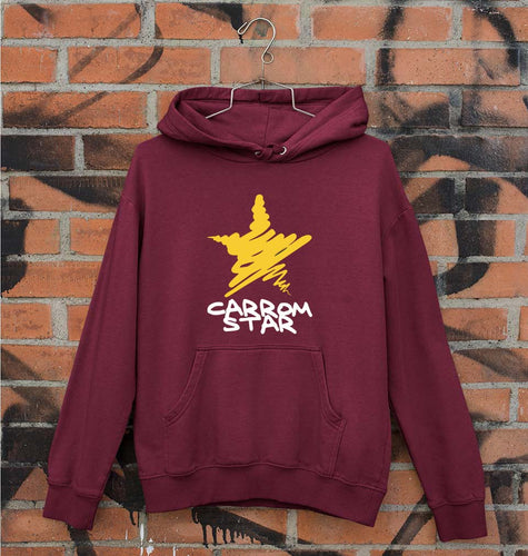 Carrom Star Unisex Hoodie for Men/Women-Maroon-Ektarfa.online