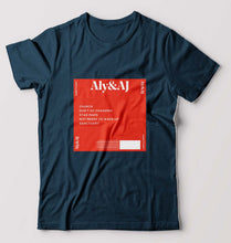 Load image into Gallery viewer, Aly &amp; AJ T-Shirt for Men-Petrol Blue-Ektarfa.online
