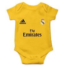 Load image into Gallery viewer, Real Madrid Kids Romper For Baby Boy/Girl-0-5 Months(18 Inches)-Yellow-Ektarfa.online
