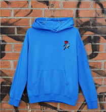 Load image into Gallery viewer, Rose &amp; Knife Unisex Hoodie for Men/Women-S(40 Inches)-Royal Blue-Ektarfa.online
