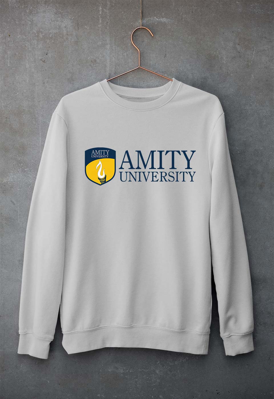 Amity Unisex Sweatshirt for Men/Women-Grey Melange-Ektarfa.online