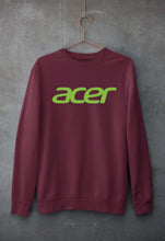Load image into Gallery viewer, Acer Unisex Sweatshirt for Men/Women-S(40 Inches)-Maroon-Ektarfa.online
