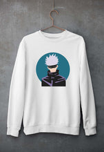 Load image into Gallery viewer, Gojo Satoru Anime Unisex Sweatshirt for Men/Women-White-Ektarfa.online
