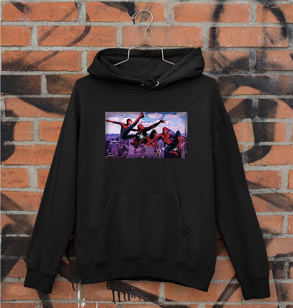 Spiderman Superhero Unisex Hoodie for Men/Women-Black-Ektarfa.online
