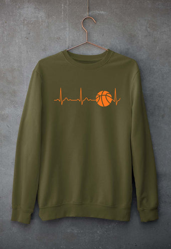 NBA Basketball Unisex Sweatshirt for Men/Women-Olive Green-Ektarfa.online
