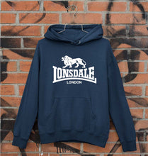 Load image into Gallery viewer, Lonsdale Unisex Hoodie for Men/Women-S(40 Inches)-Navy Blue-Ektarfa.online
