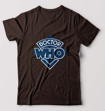 Load image into Gallery viewer, Doctor Who T-Shirt for Men-S(38 Inches)-Coffee Brown-Ektarfa.online

