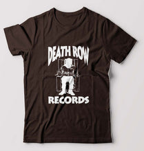 Load image into Gallery viewer, Death Row Records T-Shirt for Men-S(38 Inches)-Coffee Brown-Ektarfa.online
