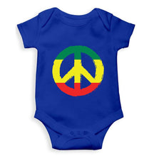 Load image into Gallery viewer, Bob Marley Peace Kids Romper For Baby Boy/Girl-0-5 Months(18 Inches)-Royal Blue-Ektarfa.online
