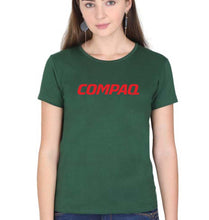 Load image into Gallery viewer, Compaq T-Shirt for Women-Dark Green-Ektarfa.online
