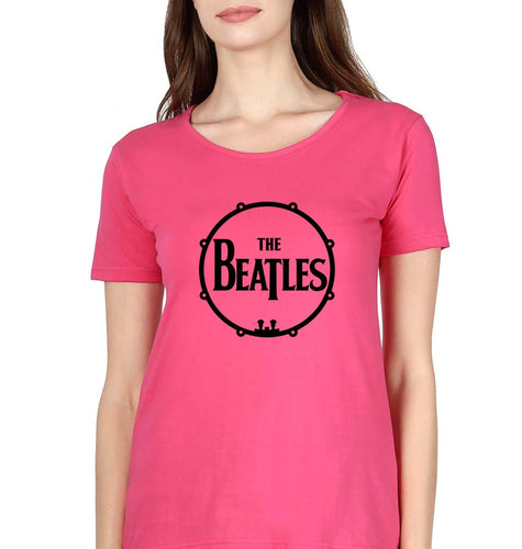 Beatles T-Shirt for Women-Pink-Ektarfa.online