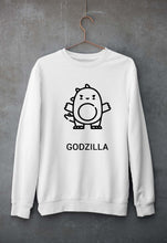 Load image into Gallery viewer, Godzilla Unisex Sweatshirt for Men/Women-S(40 Inches)-White-Ektarfa.online
