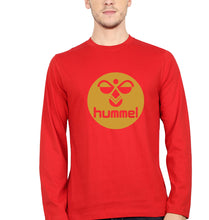 Load image into Gallery viewer, Hummel Full Sleeves T-Shirt for Men-S(38 Inches)-Red-Ektarfa.online
