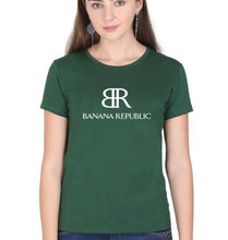 Load image into Gallery viewer, Banana Republic T-Shirt for Women-XS(32 Inches)-Dark Green-Ektarfa.online
