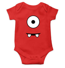 Load image into Gallery viewer, Minion Eye &amp; Teeth Kids Romper For Baby Boy/Girl-0-5 Months(18 Inches)-RED-Ektarfa.online
