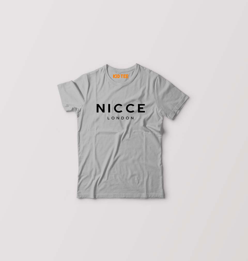 Nicce Kids T-Shirt for Boy/Girl-0-1 Year(20 Inches)-Grey-Ektarfa.online