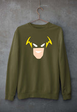 Load image into Gallery viewer, Flash Superhero Unisex Sweatshirt for Men/Women-Olive Green-Ektarfa.online
