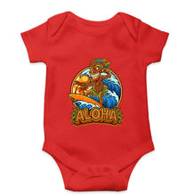 Load image into Gallery viewer, Aloha Kids Romper For Baby Boy/Girl-0-5 Months(18 Inches)-Red-Ektarfa.online
