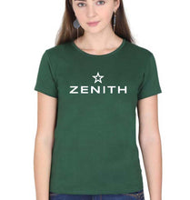 Load image into Gallery viewer, Zenith T-Shirt for Women-XS(32 Inches)-Dark Green-Ektarfa.online
