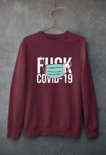 Load image into Gallery viewer, Fuck Covid Unisex Sweatshirt for Men/Women-Maroon-Ektarfa.online
