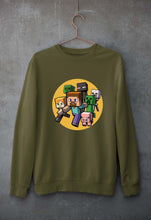 Load image into Gallery viewer, Minecraft Unisex Sweatshirt for Men/Women-Olive Green-Ektarfa.online
