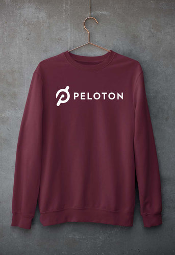 Peloton Unisex Sweatshirt for Men/Women-Maroon-Ektarfa.online