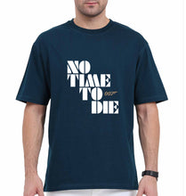 Load image into Gallery viewer, No Time To Die James Bond 007 Oversized T-Shirt for Men-Petrol Blue-Ektarfa.online

