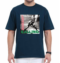 Load image into Gallery viewer, London Calling Oversized T-Shirt for Men-Petrol Blue-Ektarfa.online
