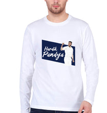 Load image into Gallery viewer, Hardik Pandya Full Sleeves T-Shirt for Men-White-Ektarfa.online
